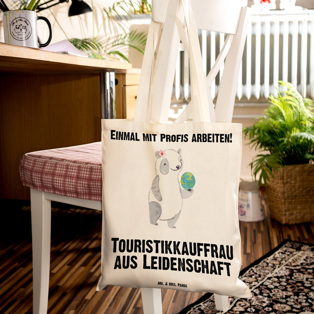 Tragetasche Touristikkauffrau aus Leidenschaft Beuteltasche, Beutel, Einkaufstasche, Jutebeutel, Stoffbeutel, Tasche, Shopper, Umhängetasche, Strandtasche, Schultertasche, Stofftasche, Tragetasche, Badetasche, Jutetasche, Einkaufstüte, Laptoptasche, Beruf, Ausbildung, Jubiläum, Abschied, Rente, Kollege, Kollegin, Geschenk, Schenken, Arbeitskollege, Mitarbeiter, Firma, Danke, Dankeschön