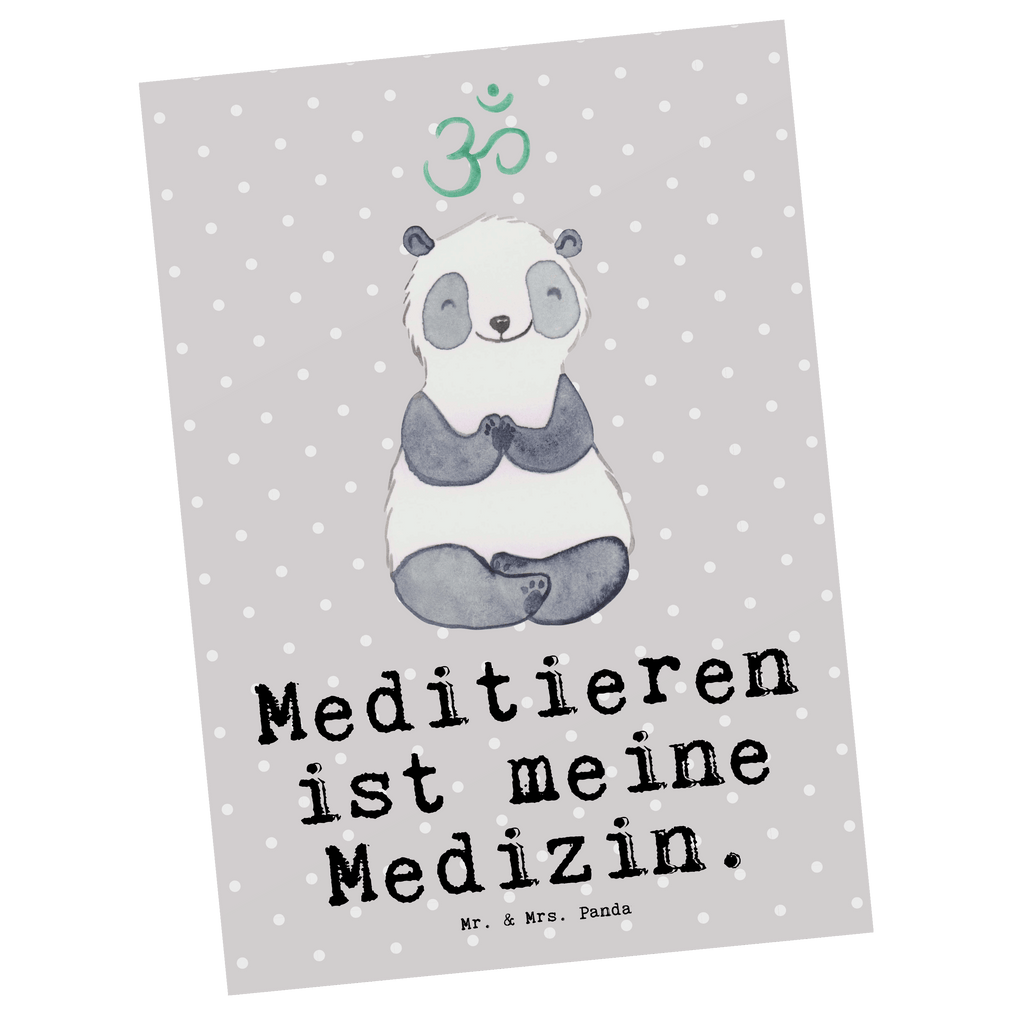 Postkarte Panda Meditieren Medizin Postkarte, Karte, Geschenkkarte, Grußkarte, Einladung, Ansichtskarte, Geburtstagskarte, Einladungskarte, Dankeskarte, Ansichtskarten, Einladung Geburtstag, Einladungskarten Geburtstag, Geschenk, Sport, Sportart, Hobby, Schenken, Danke, Dankeschön, Auszeichnung, Gewinn, Sportler, Meditieren, Meditation, Meditationskurs