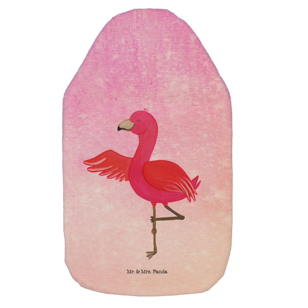 Wärmflasche Flamingo Yoga Wärmekissen, Kinderwärmflasche, Körnerkissen, Wärmflaschenbezug, Wärmflasche mit Bezug, Wärmflasche, Bettflasche, Kleine Wärmflasche, Flamingo, Vogel, Yoga, Namaste, Achtsamkeit, Yoga-Übung, Entspannung, Ärger, Aufregen, Tiefenentspannung