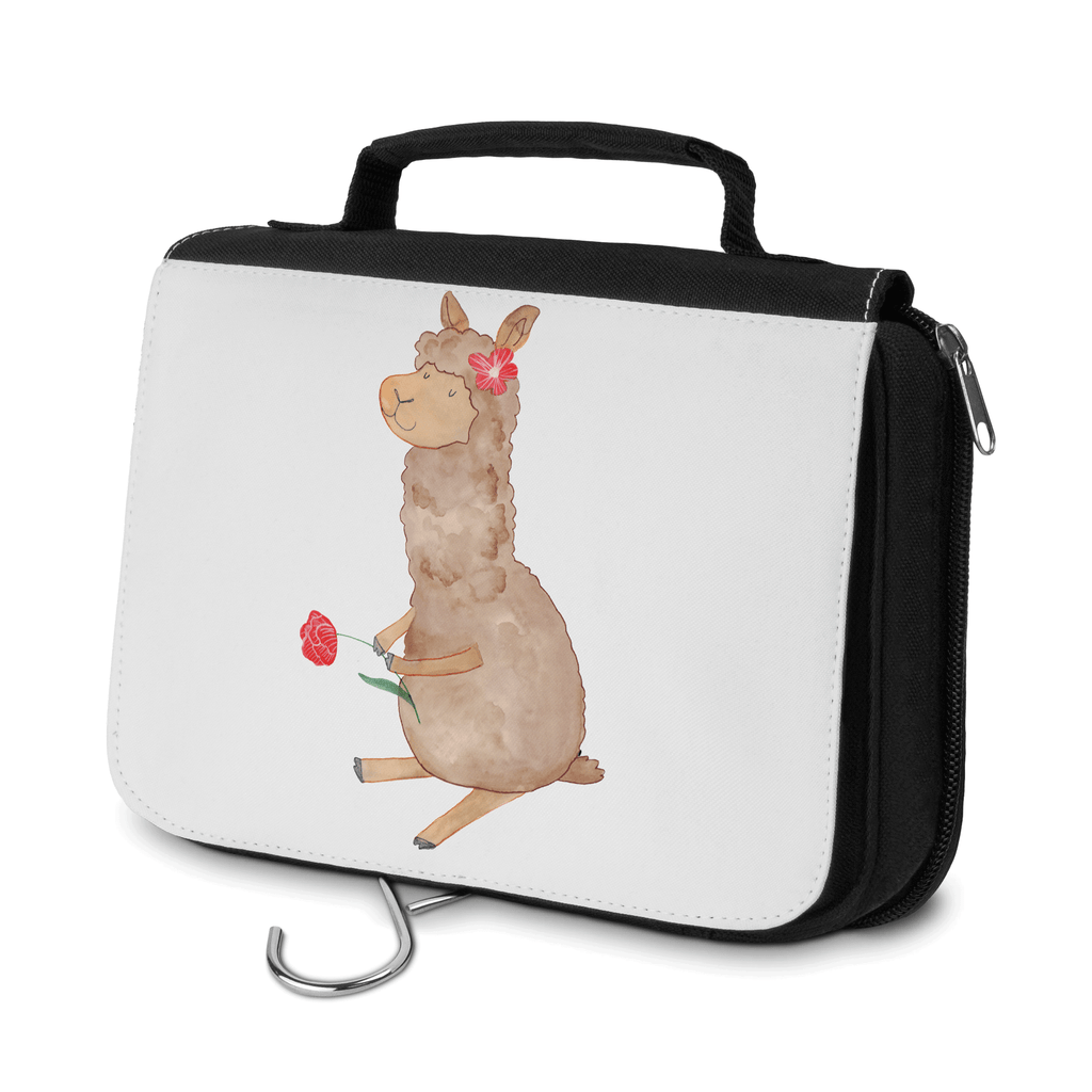 Kulturbeutel Alpaka Blume Kulturbeutel, Zum Aufhängen, Waschtasche, Kosmetiktasche, Damen, Herren, Aufbewahrungstasche, Schminktasche, Kosmetikbeutel, Organizer, Kulturtasche, Schminkutensil, Alpaka, Lama, Blume, Lamas, Alpaka Zitat, Alpaka Spruch, Alpaka Dekor, Alpaka Geschenk, Alpaka Dekoration, Alpaka Witz, Motiv Alpaka