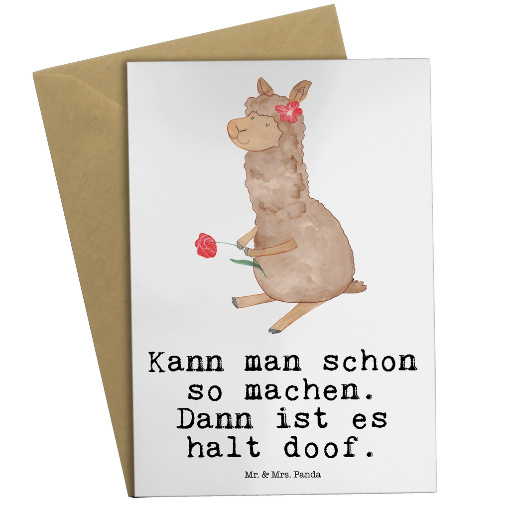 Grußkarte Alpaka Blume Grußkarte, Klappkarte, Einladungskarte, Glückwunschkarte, Hochzeitskarte, Geburtstagskarte, Karte, Ansichtskarten, Alpaka, Lama, Blume, Lamas, Alpaka Zitat, Alpaka Spruch, Alpaka Dekor, Alpaka Geschenk, Alpaka Dekoration, Alpaka Witz, Motiv Alpaka