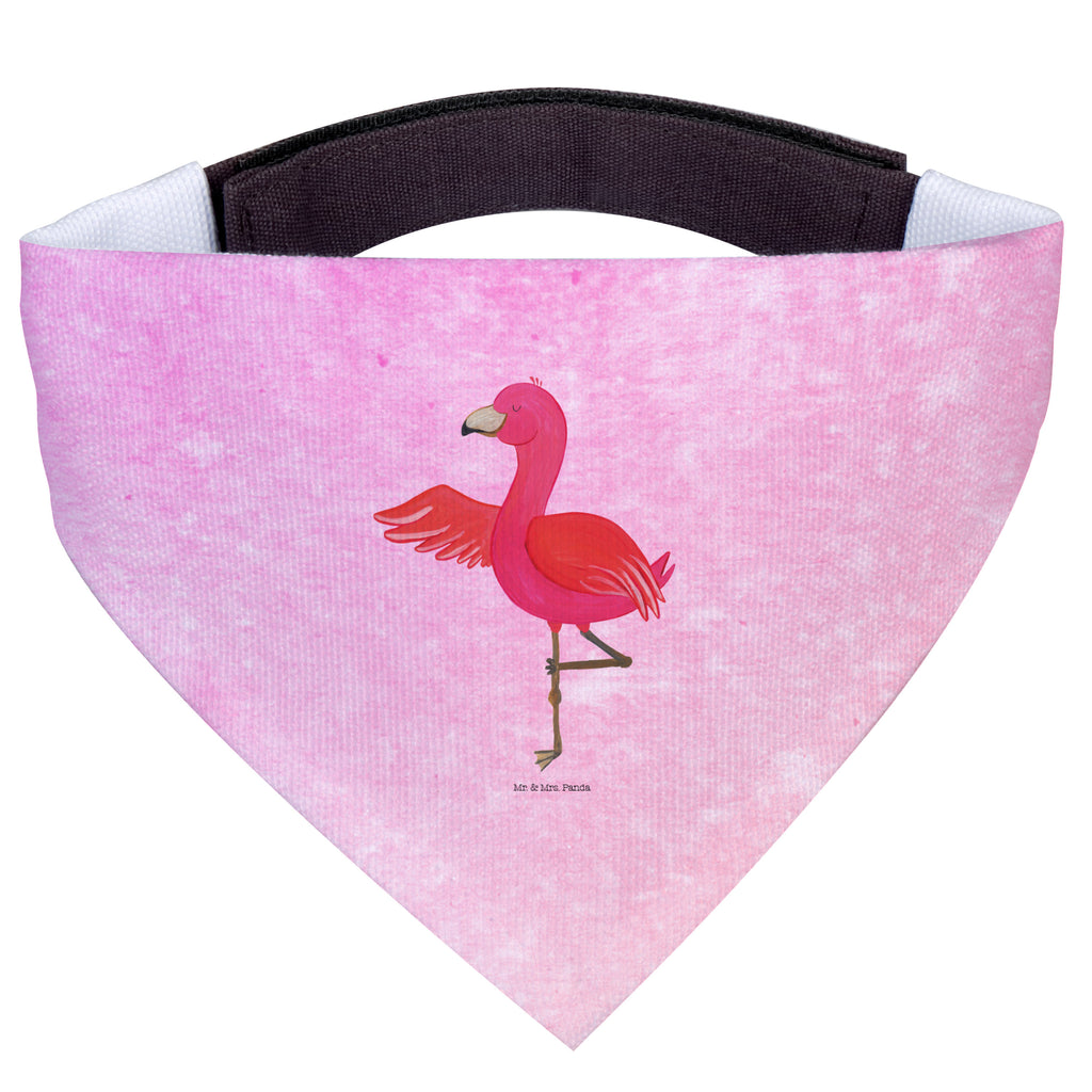 Hundehalstuch Flamingo Yoga Hundehalstuch, Halstuch, Hunde, Tuch, mittel, mittelgroße Hunde, Flamingo, Vogel, Yoga, Namaste, Achtsamkeit, Yoga-Übung, Entspannung, Ärger, Aufregen, Tiefenentspannung