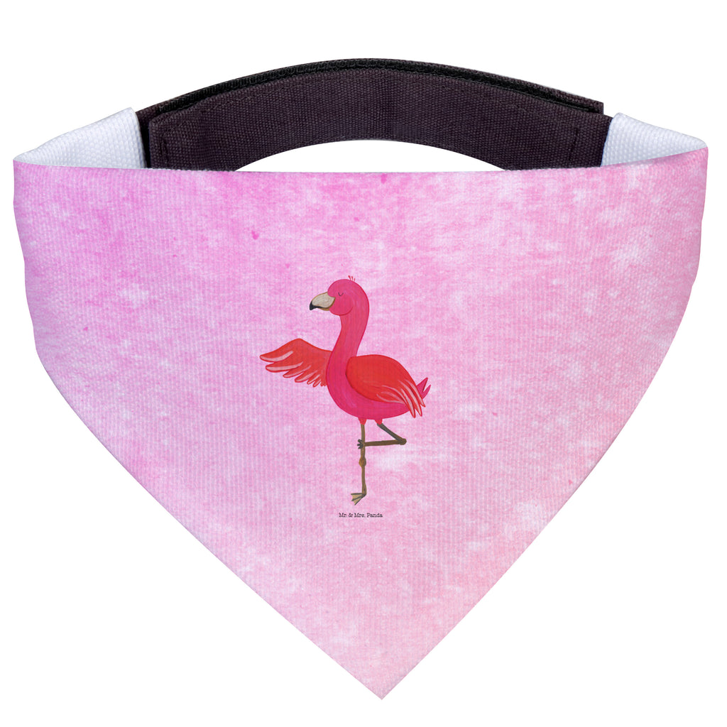 Hundehalstuch Flamingo Yoga Hundehalstuch, Halstuch, Hunde, Tuch, mittel, mittelgroße Hunde, Flamingo, Vogel, Yoga, Namaste, Achtsamkeit, Yoga-Übung, Entspannung, Ärger, Aufregen, Tiefenentspannung