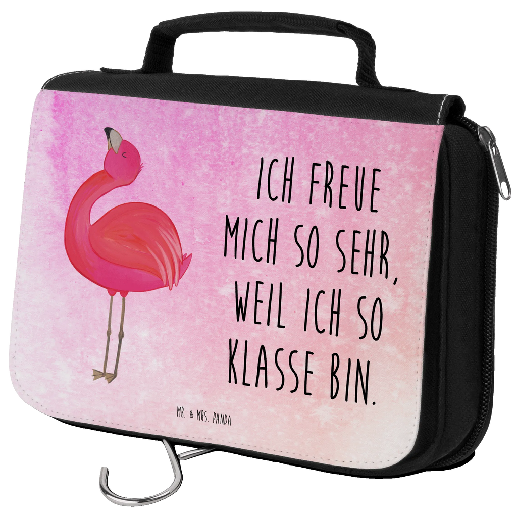 Kulturbeutel Flamingo Stolz Kulturbeutel, Zum Aufhängen, Waschtasche, Kosmetiktasche, Damen, Herren, Aufbewahrungstasche, Schminktasche, Kosmetikbeutel, Organizer, Kulturtasche, Schminkutensil, Flamingo, stolz, Freude, Selbstliebe, Selbstakzeptanz, Freundin, beste Freundin, Tochter, Mama, Schwester