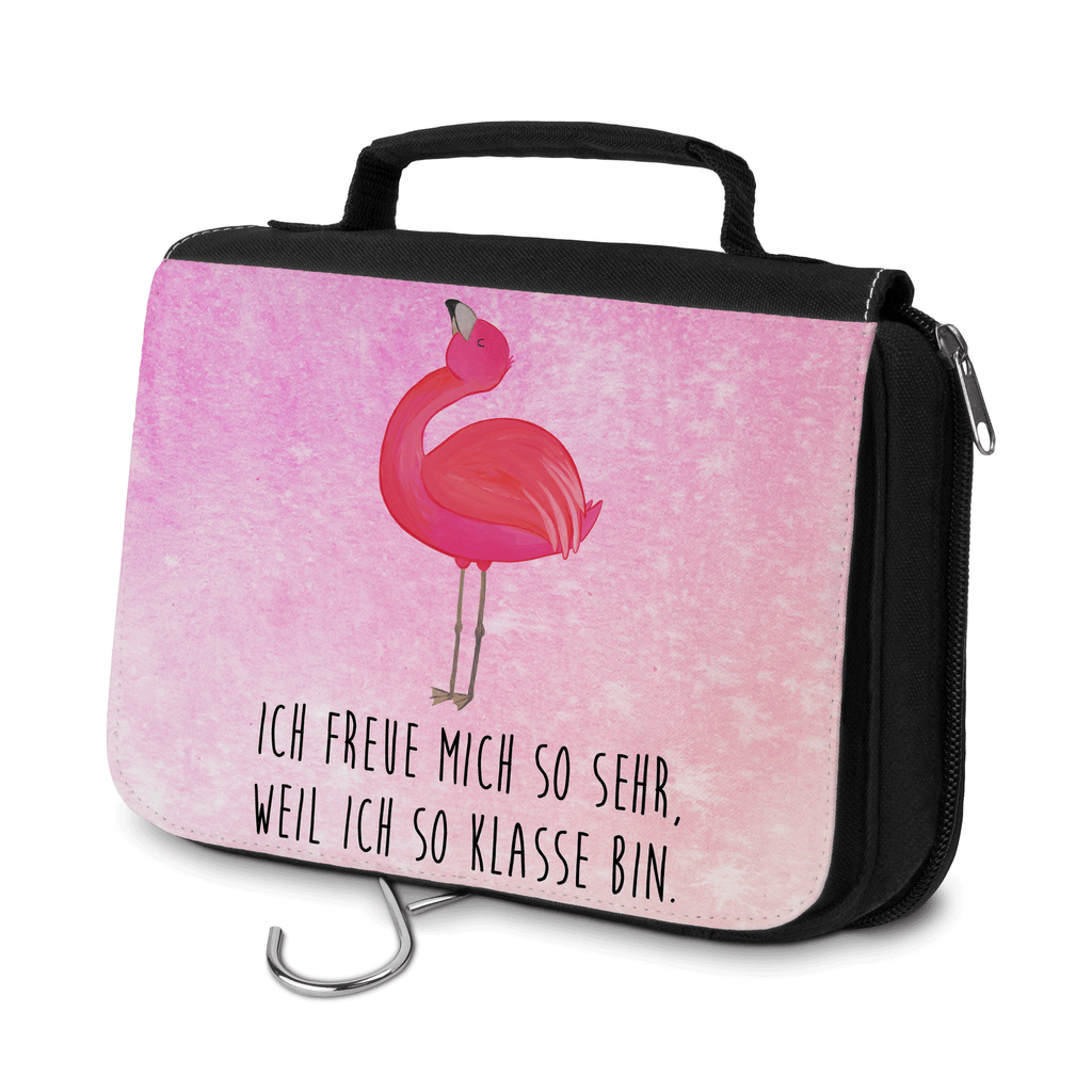 Kulturbeutel Flamingo Stolz Kulturbeutel, Zum Aufhängen, Waschtasche, Kosmetiktasche, Damen, Herren, Aufbewahrungstasche, Schminktasche, Kosmetikbeutel, Organizer, Kulturtasche, Schminkutensil, Flamingo, stolz, Freude, Selbstliebe, Selbstakzeptanz, Freundin, beste Freundin, Tochter, Mama, Schwester