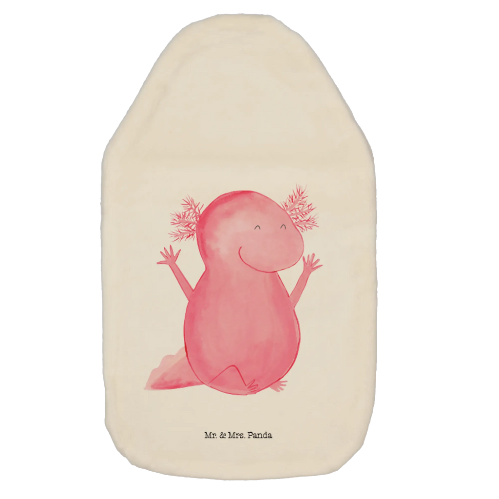 Wärmflasche Axolotl Hurra Wärmekissen, Kinderwärmflasche, Körnerkissen, Wärmflaschenbezug, Wärmflasche mit Bezug, Wärmflasche, Bettflasche, Kleine Wärmflasche, Axolotl, Molch, Axolot, Schwanzlurch, Lurch, Lurche, fröhlich, Spaß, Freude, Motivation, Zufriedenheit