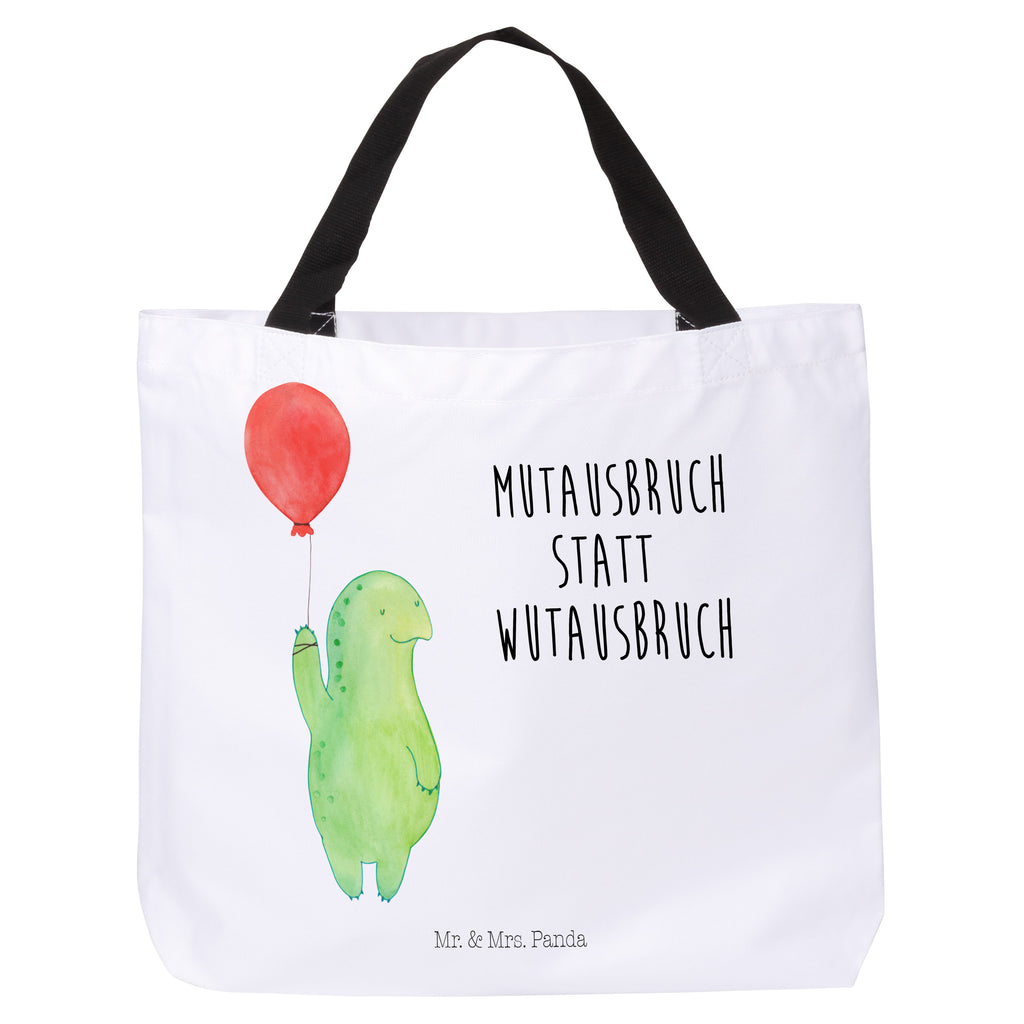 Shopper Schildkröte Luftballon Beutel, Einkaufstasche, Tasche, Strandtasche, Einkaufsbeutel, Shopper, Schultasche, Freizeittasche, Tragebeutel, Schulbeutel, Alltagstasche, Schildkröte, Schildkröten, Mutausbruch, Motivation, Motivationsspruch