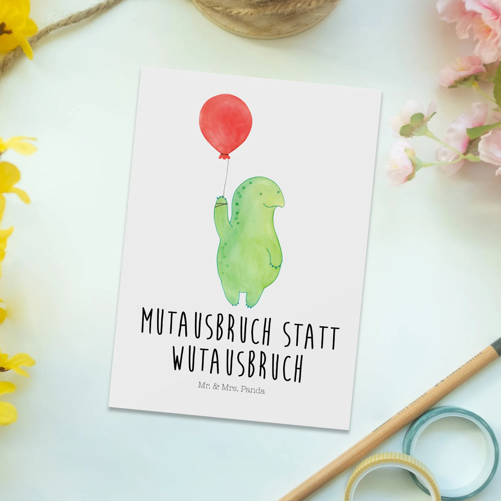 Postkarte Schildkröte Luftballon Postkarte, Karte, Geschenkkarte, Grußkarte, Einladung, Ansichtskarte, Geburtstagskarte, Einladungskarte, Dankeskarte, Ansichtskarten, Einladung Geburtstag, Einladungskarten Geburtstag, Schildkröte, Schildkröten, Mutausbruch, Motivation, Motivationsspruch