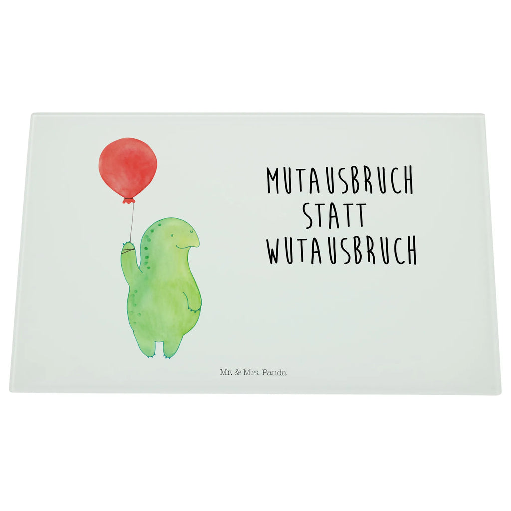 Glasschneidebrett Schildkröte Luftballon Glasschneidebrett, Schneidebrett, Schildkröte, Schildkröten, Mutausbruch, Motivation, Motivationsspruch