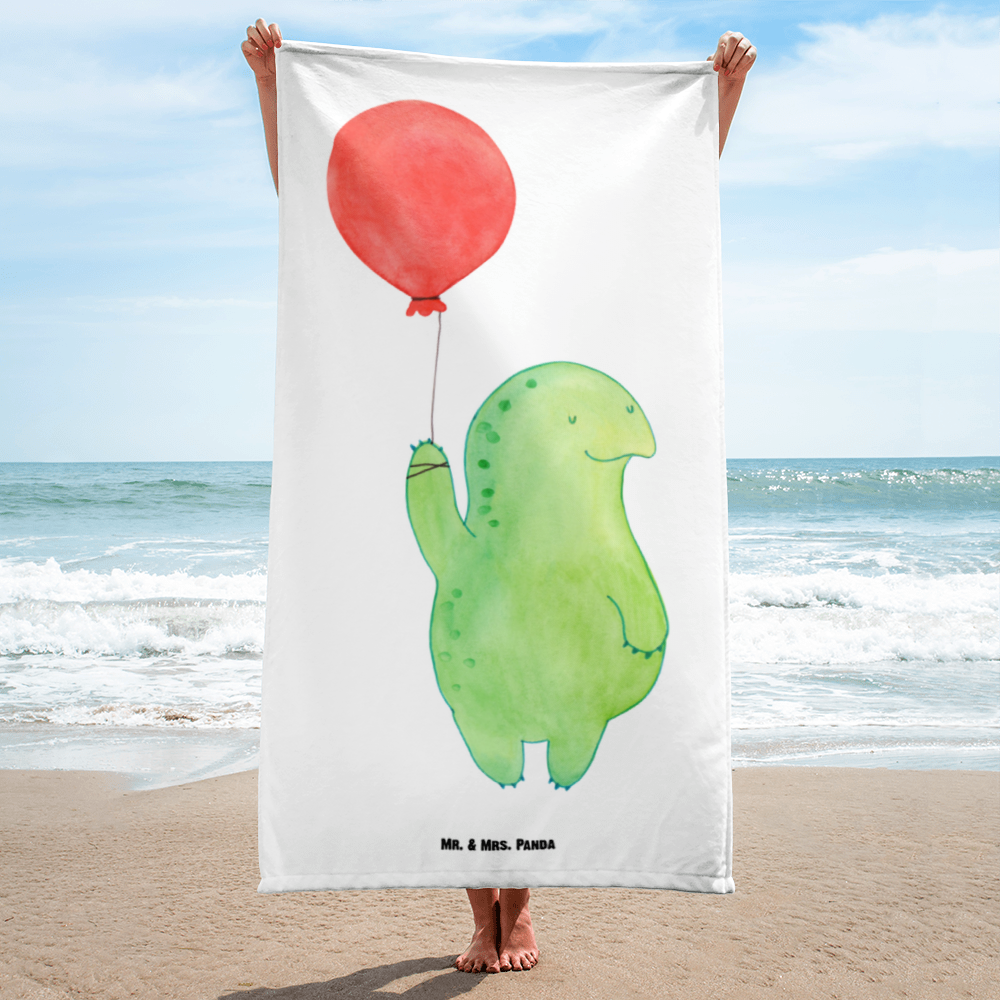 XL Badehandtuch Schildkröte Luftballon Handtuch, Badetuch, Duschtuch, Strandtuch, Saunatuch, Schildkröte, Schildkröten, Mutausbruch, Motivation, Motivationsspruch