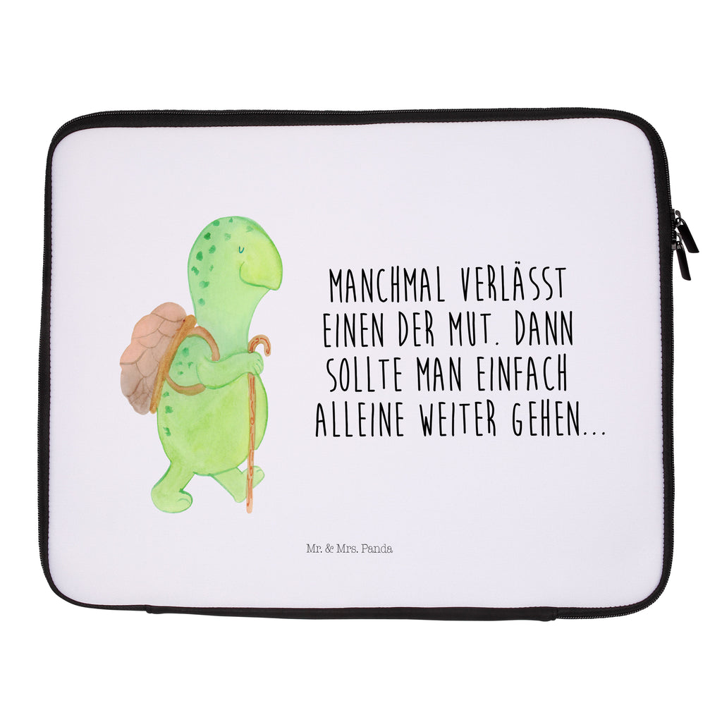 Notebook Tasche Schildkröte Wanderer Notebook Tasche, Laptop, Computertasche, Tasche, Notebook-Tasche, Notebook-Reisehülle, Notebook Schutz, Schildkröte, Schildkröten, Motivation, Motivationsspruch, Motivationssprüche, Neuanfang