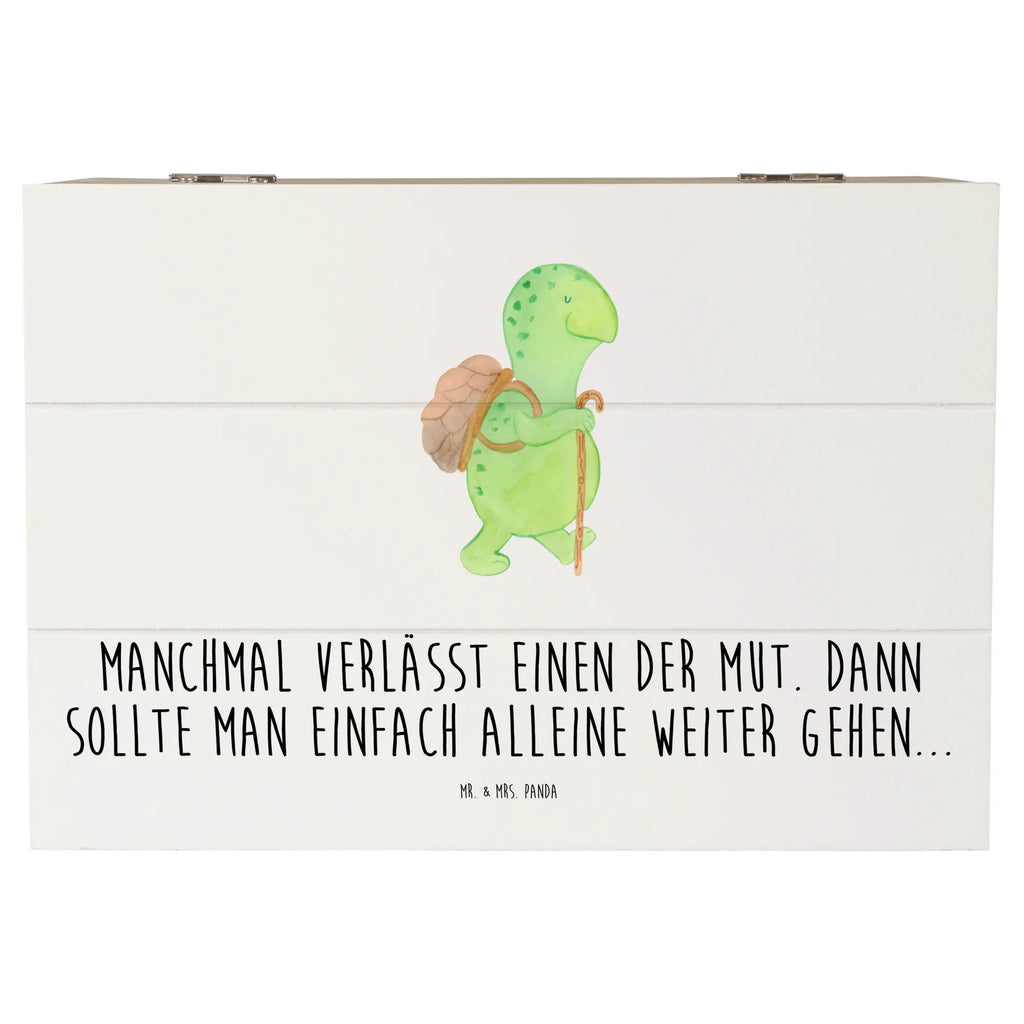 Holzkiste Schildkröte Wanderer Holzkiste, Kiste, Schatzkiste, Truhe, Schatulle, XXL, Erinnerungsbox, Erinnerungskiste, Dekokiste, Aufbewahrungsbox, Geschenkbox, Geschenkdose, Schildkröte, Schildkröten, Motivation, Motivationsspruch, Motivationssprüche, Neuanfang