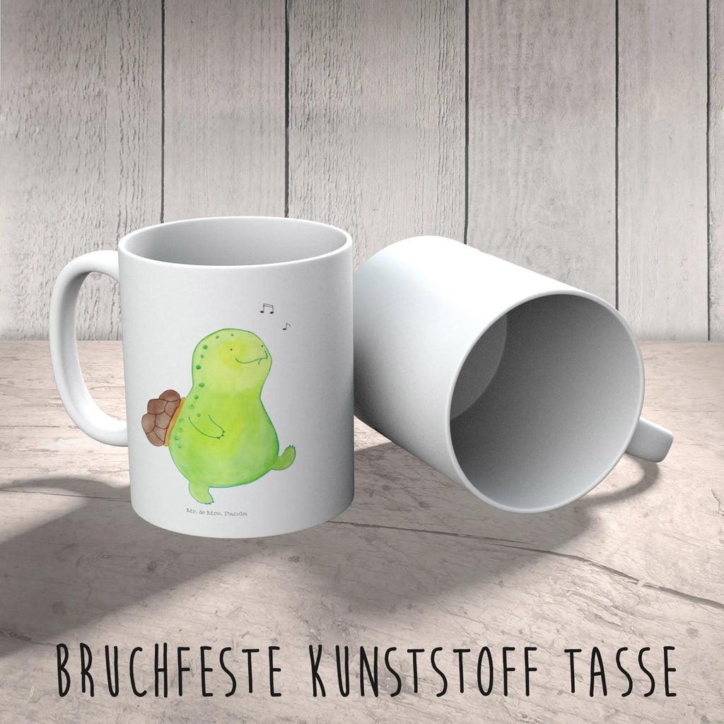 Kindertasse Schildkröte pfeift Kindertasse, Kinder Tasse, Kunststoff Tasse, Kindergarten Tasse, Trinkbecher, Camping Becher, Kaffeetasse, Kunststoffbecher, Kindergartenbecher, Outdoorgeschirr, Kunststoffgeschirr, Reisebecher, Reisetasse, Kinderbecher, Bruchfeste Tasse, Bruchsichere Tasse, Plastik Tasse, Plastiktasse, Schildkröte, Schildi, Schildkröten, fröhlich, Glück, Motivation, Lebensfreude, Depression, Trennung, Neuanfang