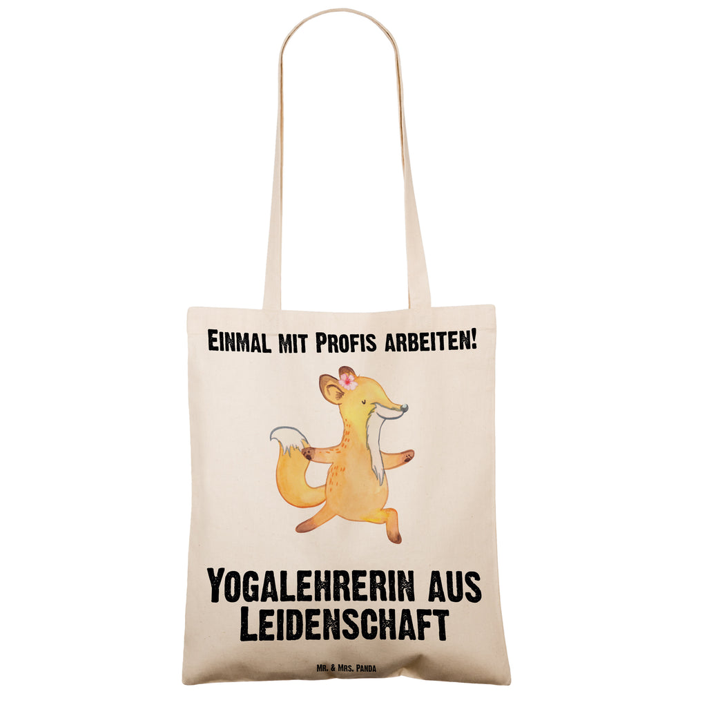 Tragetasche Yogalehrerin aus Leidenschaft Beuteltasche, Beutel, Einkaufstasche, Jutebeutel, Stoffbeutel, Tasche, Shopper, Umhängetasche, Strandtasche, Schultertasche, Stofftasche, Tragetasche, Badetasche, Jutetasche, Einkaufstüte, Laptoptasche, Beruf, Ausbildung, Jubiläum, Abschied, Rente, Kollege, Kollegin, Geschenk, Schenken, Arbeitskollege, Mitarbeiter, Firma, Danke, Dankeschön