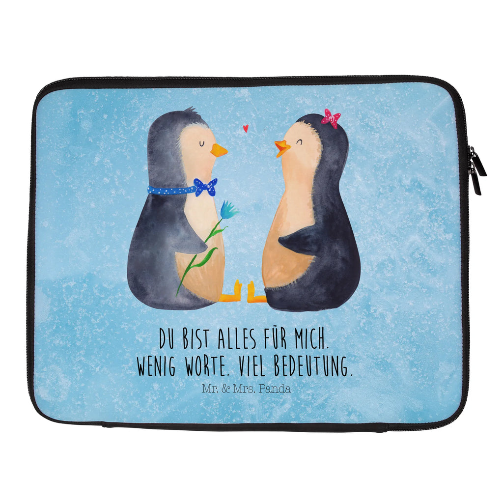 Notebook Tasche Pinguin Pärchen Notebook Tasche, Laptop, Computertasche, Tasche, Notebook-Tasche, Notebook-Reisehülle, Notebook Schutz, Pinguin, Pinguine, Liebe, Liebespaar, Liebesbeweis, Liebesgeschenk, Verlobung, Jahrestag, Hochzeitstag, Hochzeit, Hochzeitsgeschenk, große Liebe, Traumpaar