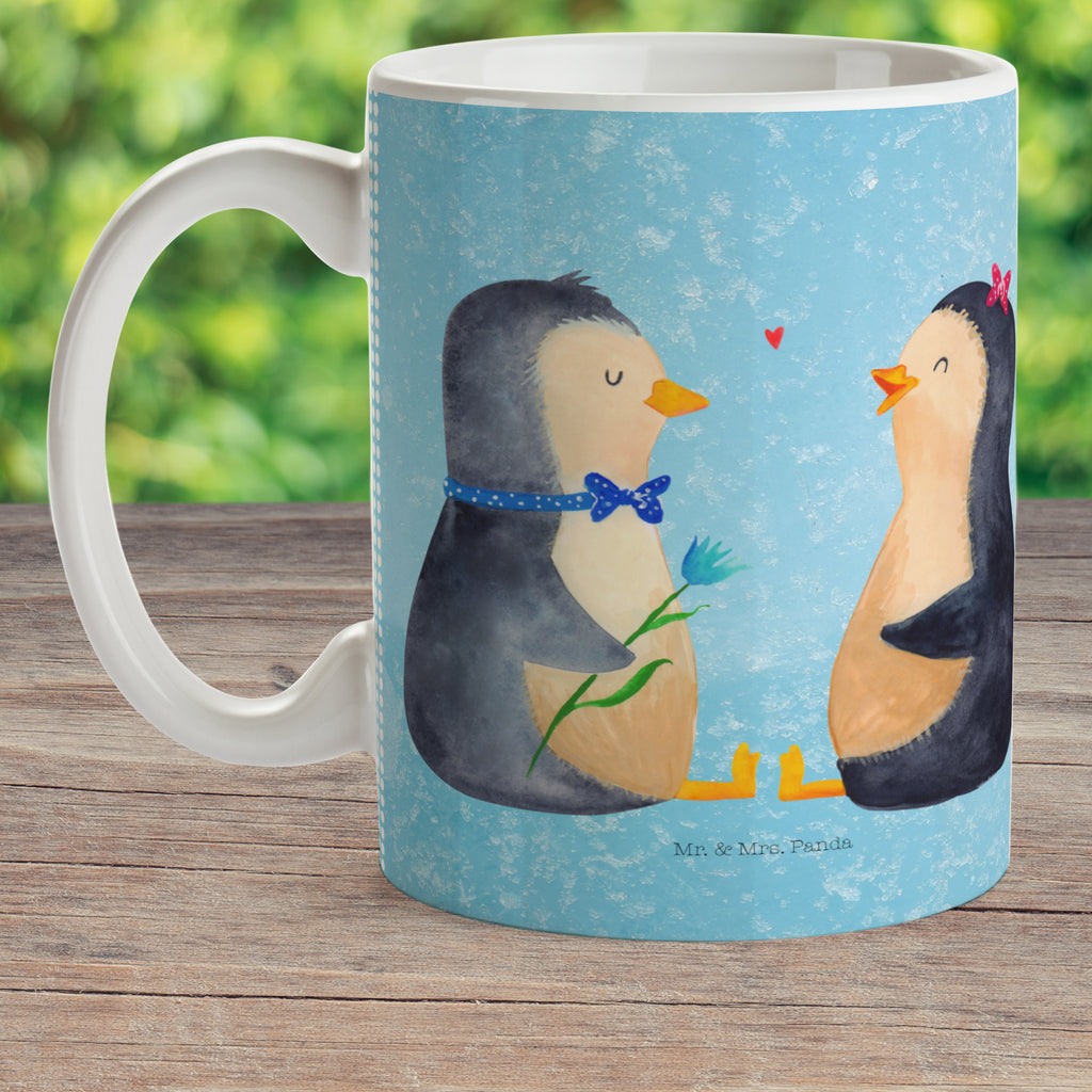 Kindertasse Pinguin Pärchen Kindertasse, Kinder Tasse, Kunststoff Tasse, Kindergarten Tasse, Trinkbecher, Camping Becher, Kaffeetasse, Kunststoffbecher, Kindergartenbecher, Outdoorgeschirr, Kunststoffgeschirr, Reisebecher, Reisetasse, Kinderbecher, Bruchfeste Tasse, Bruchsichere Tasse, Plastik Tasse, Plastiktasse, Pinguin, Pinguine, Liebe, Liebespaar, Liebesbeweis, Liebesgeschenk, Verlobung, Jahrestag, Hochzeitstag, Hochzeit, Hochzeitsgeschenk, große Liebe, Traumpaar