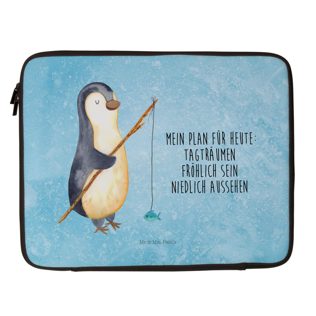 Notebook Tasche Pinguin Angler Notebook Tasche, Laptop, Computertasche, Tasche, Notebook-Tasche, Notebook-Reisehülle, Notebook Schutz, Pinguin, Pinguine, Angeln, Angler, Tagträume, Hobby, Plan, Planer, Tagesplan, Neustart, Motivation, Geschenk, Freundinnen, Geschenkidee, Urlaub, Wochenende