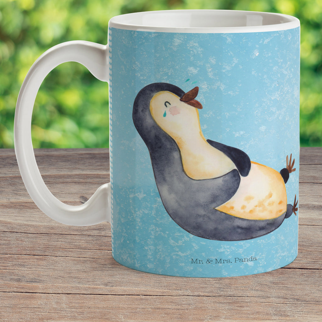 Kindertasse Pinguin Lachen Kindertasse, Kinder Tasse, Kunststoff Tasse, Kindergarten Tasse, Trinkbecher, Camping Becher, Kaffeetasse, Kunststoffbecher, Kindergartenbecher, Outdoorgeschirr, Kunststoffgeschirr, Reisebecher, Reisetasse, Kinderbecher, Bruchfeste Tasse, Bruchsichere Tasse, Plastik Tasse, Plastiktasse, Pinguin, Pinguine, lustiger Spruch, Optimismus, Fröhlich, Lachen, Humor, Fröhlichkeit