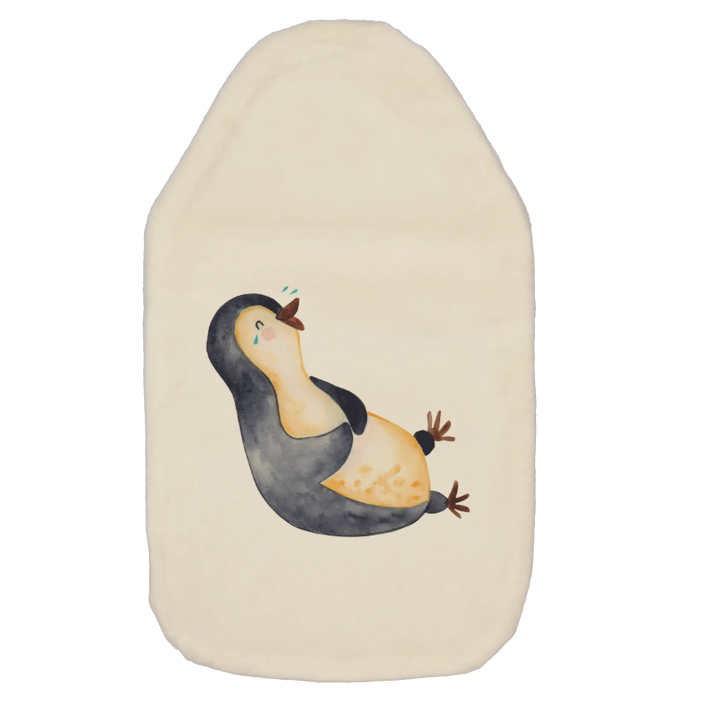 Wärmflasche Pinguin Lachen Wärmekissen, Kinderwärmflasche, Körnerkissen, Wärmflaschenbezug, Wärmflasche mit Bezug, Wärmflasche, Bettflasche, Kleine Wärmflasche, Pinguin, Pinguine, lustiger Spruch, Optimismus, Fröhlich, Lachen, Humor, Fröhlichkeit