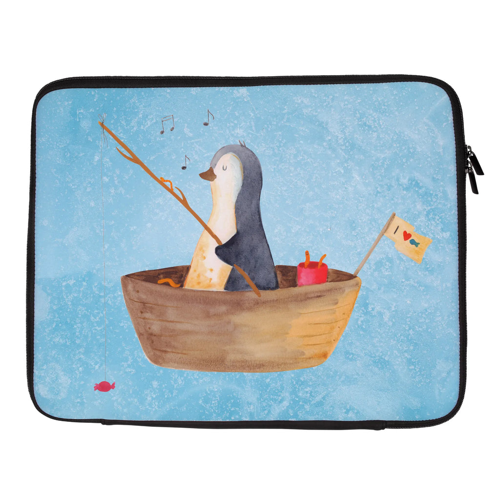 Notebook Tasche Pinguin Angelboot Notebook Tasche, Laptop, Computertasche, Tasche, Notebook-Tasche, Notebook-Reisehülle, Notebook Schutz, Pinguin, Pinguine, Angeln, Boot, Angelboot, Lebenslust, Leben, genießen, Motivation, Neustart, Neuanfang, Trennung, Scheidung, Geschenkidee Liebeskummer