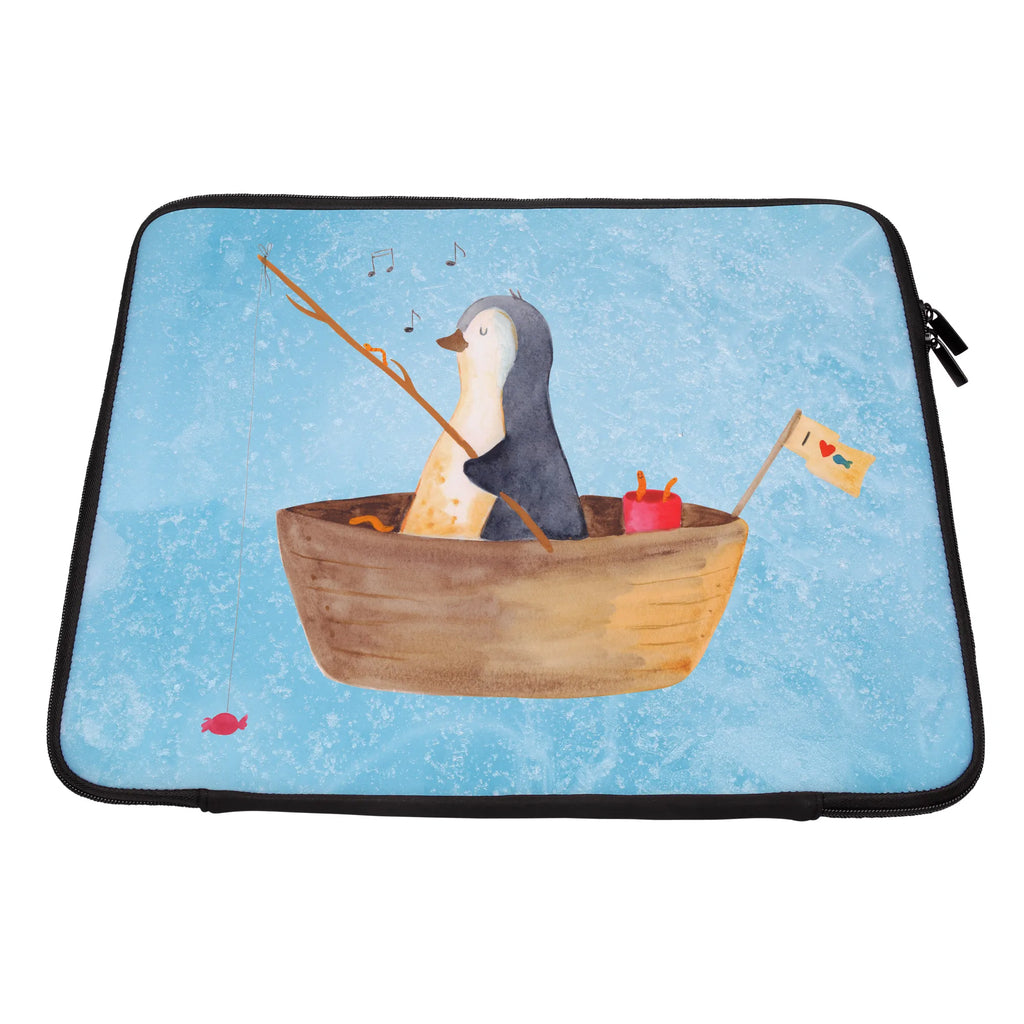 Notebook Tasche Pinguin Angelboot Notebook Tasche, Laptop, Computertasche, Tasche, Notebook-Tasche, Notebook-Reisehülle, Notebook Schutz, Pinguin, Pinguine, Angeln, Boot, Angelboot, Lebenslust, Leben, genießen, Motivation, Neustart, Neuanfang, Trennung, Scheidung, Geschenkidee Liebeskummer