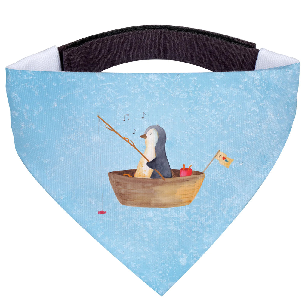 Hundehalstuch Pinguin Angelboot Hundehalstuch, Halstuch, Hunde, Tuch, mittel, mittelgroße Hunde, Pinguin, Pinguine, Angeln, Boot, Angelboot, Lebenslust, Leben, genießen, Motivation, Neustart, Neuanfang, Trennung, Scheidung, Geschenkidee Liebeskummer