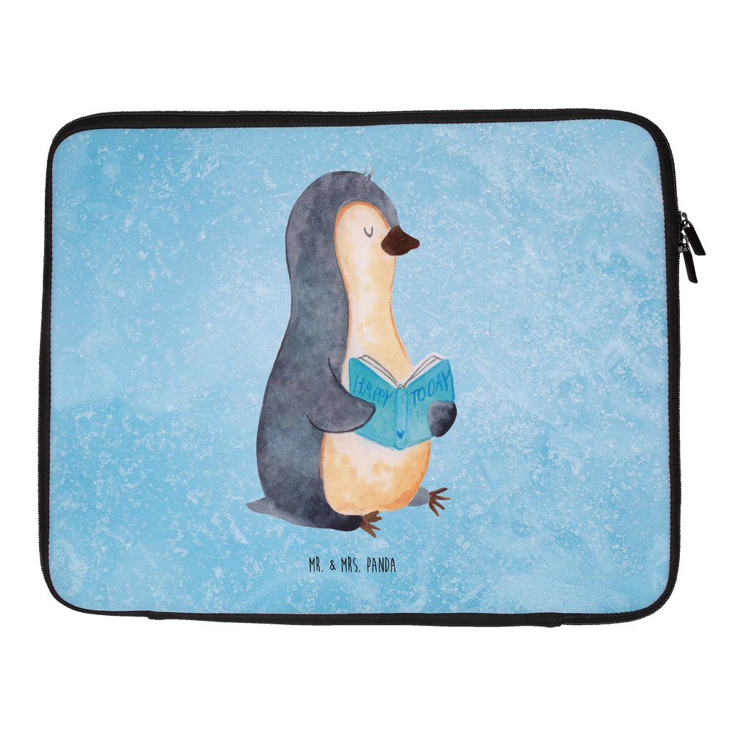 Notebook Tasche Pinguin Buch Notebook Tasche, Laptop, Computertasche, Tasche, Notebook-Tasche, Notebook-Reisehülle, Notebook Schutz, Pinguin, Pinguine, Buch, Lesen, Bücherwurm, Nichtstun, Faulenzen, Ferien, Urlaub, Freizeit