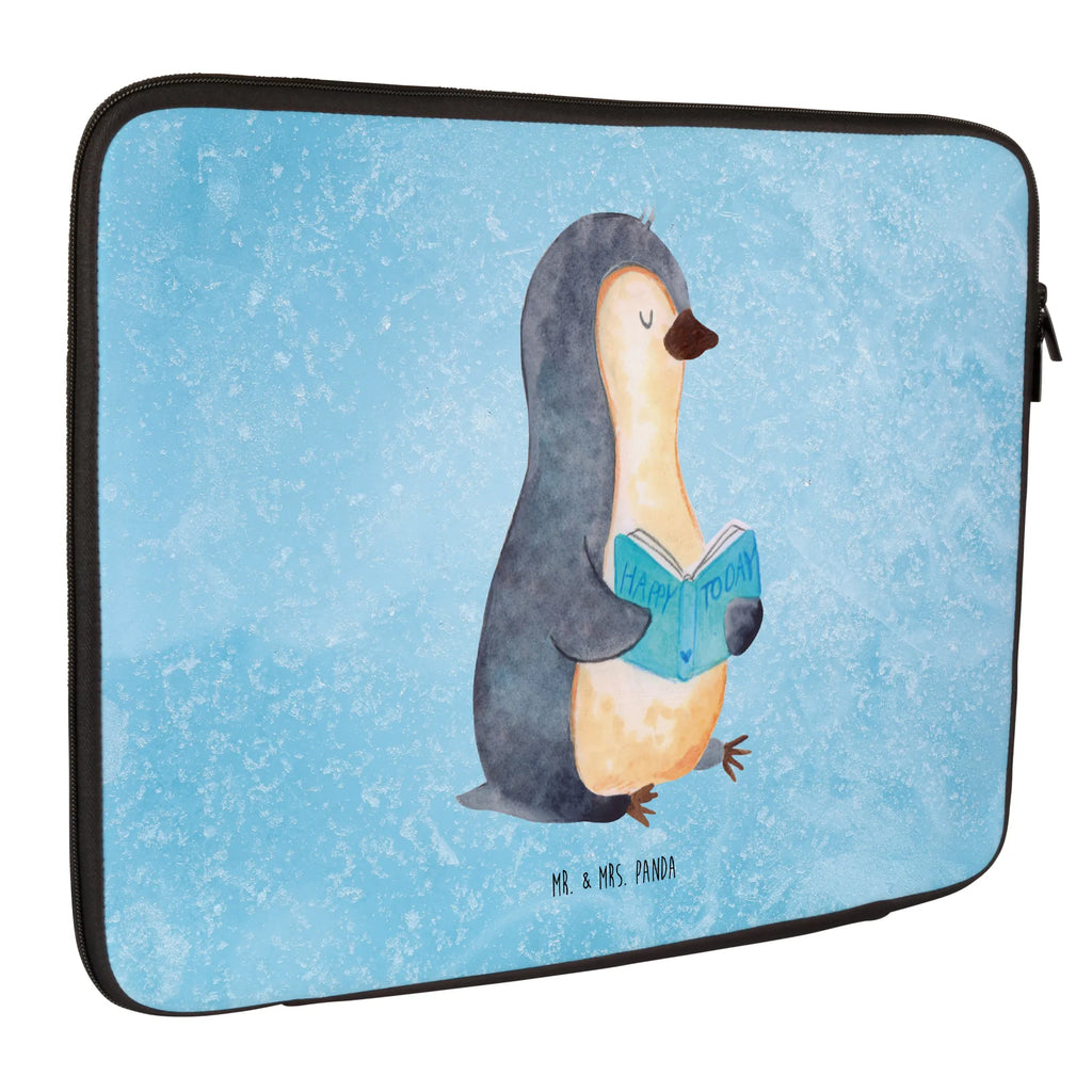 Notebook Tasche Pinguin Buch Notebook Tasche, Laptop, Computertasche, Tasche, Notebook-Tasche, Notebook-Reisehülle, Notebook Schutz, Pinguin, Pinguine, Buch, Lesen, Bücherwurm, Nichtstun, Faulenzen, Ferien, Urlaub, Freizeit