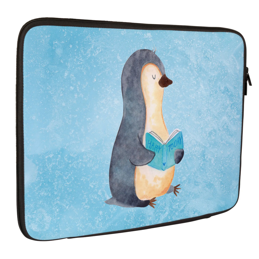 Notebook Tasche Pinguin Buch Notebook Tasche, Laptop, Computertasche, Tasche, Notebook-Tasche, Notebook-Reisehülle, Notebook Schutz, Pinguin, Pinguine, Buch, Lesen, Bücherwurm, Nichtstun, Faulenzen, Ferien, Urlaub, Freizeit