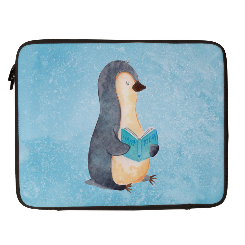 Notebook Tasche Pinguin Buch Notebook Tasche, Laptop, Computertasche, Tasche, Notebook-Tasche, Notebook-Reisehülle, Notebook Schutz, Pinguin, Pinguine, Buch, Lesen, Bücherwurm, Nichtstun, Faulenzen, Ferien, Urlaub, Freizeit