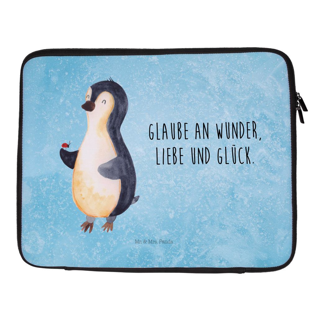 Notebook Tasche Pinguin Marienkäfer Notebook Tasche, Laptop, Computertasche, Tasche, Notebook-Tasche, Notebook-Reisehülle, Notebook Schutz, Pinguin, Pinguine, Marienkäfer, Liebe, Wunder, Glück, Freude, Lebensfreude