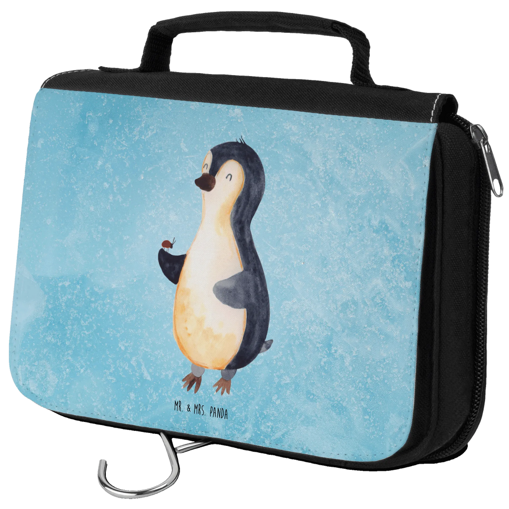 Kulturbeutel Pinguin Marienkäfer Kulturbeutel, Zum Aufhängen, Waschtasche, Kosmetiktasche, Damen, Herren, Aufbewahrungstasche, Schminktasche, Kosmetikbeutel, Organizer, Kulturtasche, Schminkutensil, Pinguin, Pinguine, Marienkäfer, Liebe, Wunder, Glück, Freude, Lebensfreude