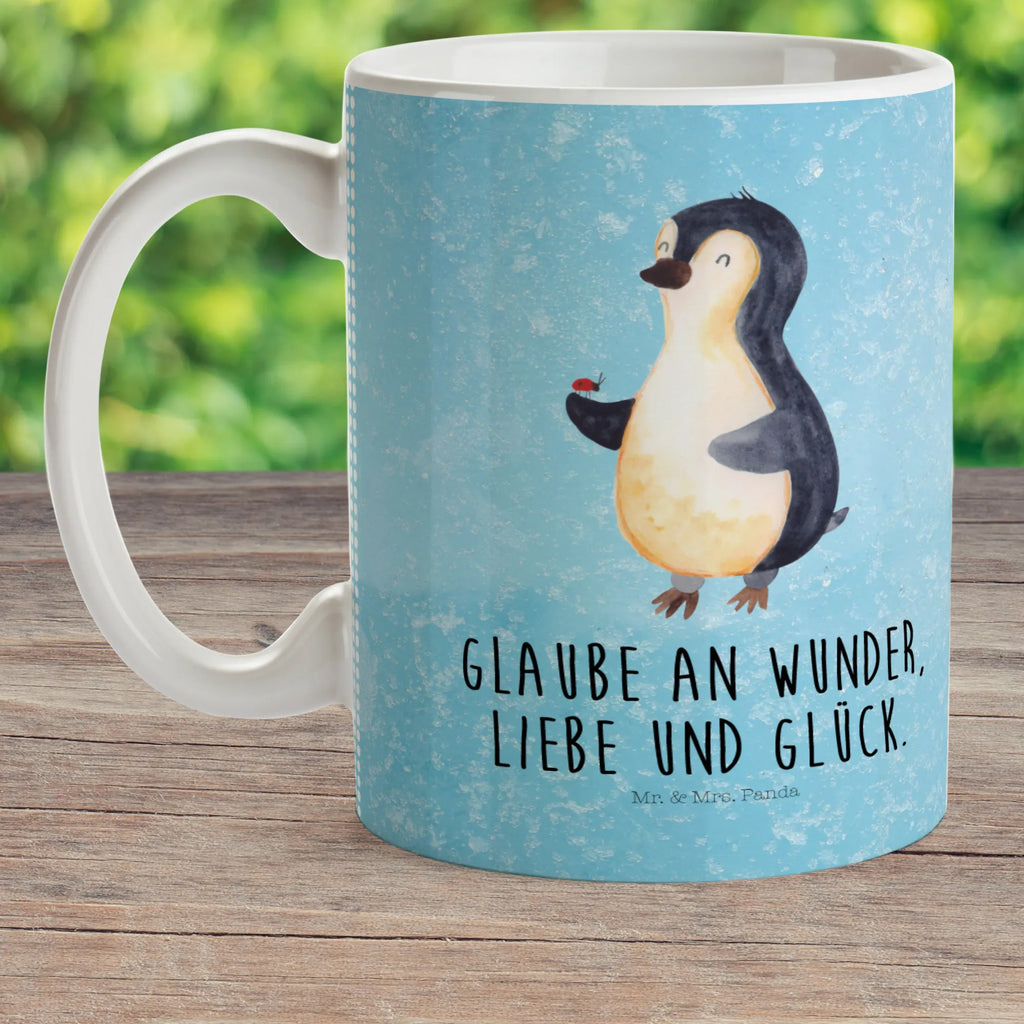 Kindertasse Pinguin Marienkäfer Kindertasse, Kinder Tasse, Kunststoff Tasse, Kindergarten Tasse, Trinkbecher, Camping Becher, Kaffeetasse, Kunststoffbecher, Kindergartenbecher, Outdoorgeschirr, Kunststoffgeschirr, Reisebecher, Reisetasse, Kinderbecher, Bruchfeste Tasse, Bruchsichere Tasse, Plastik Tasse, Plastiktasse, Pinguin, Pinguine, Marienkäfer, Liebe, Wunder, Glück, Freude, Lebensfreude