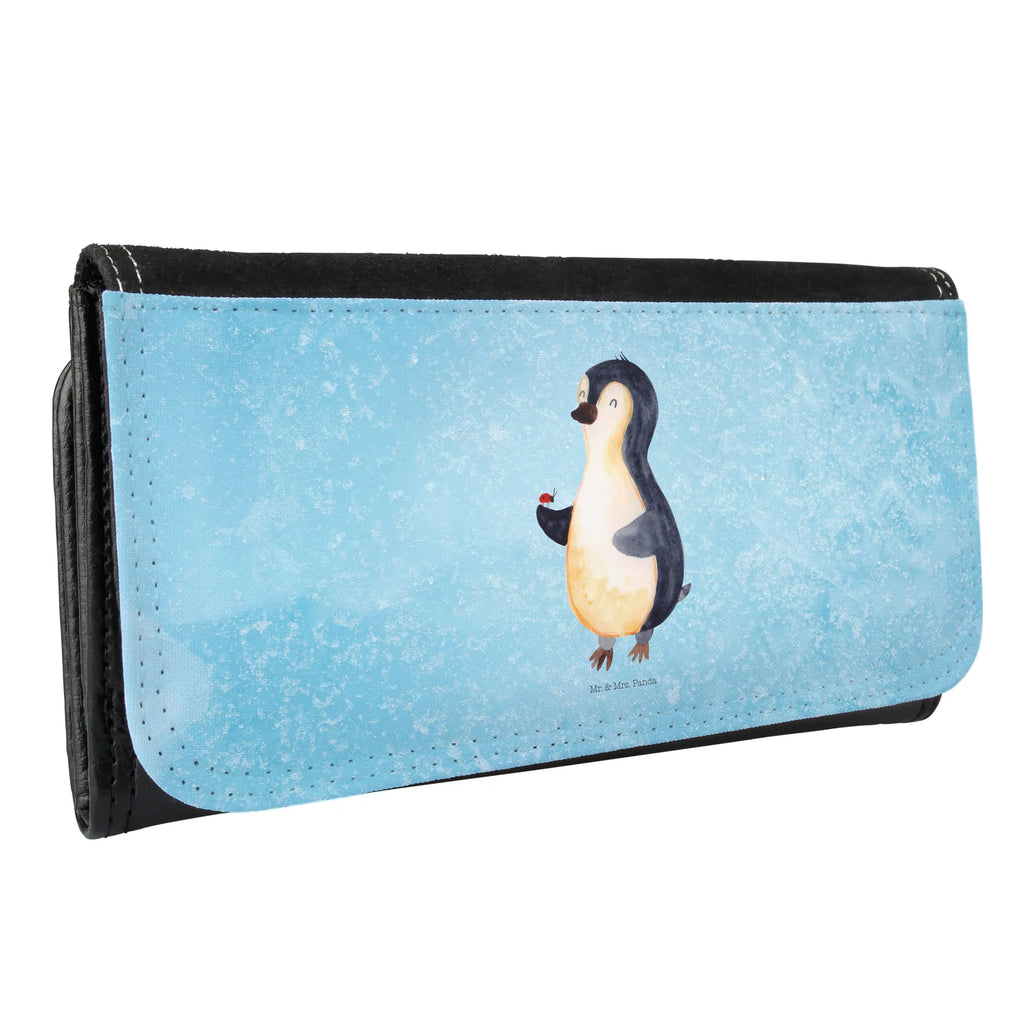 Damen Portemonnaie Pinguin Marienkäfer Portemonnaie, Portemonee, Geldbörse, Damen, Groß, XXL, Geldbeutel, Portemonnaies, Pinguin, Pinguine, Marienkäfer, Liebe, Wunder, Glück, Freude, Lebensfreude