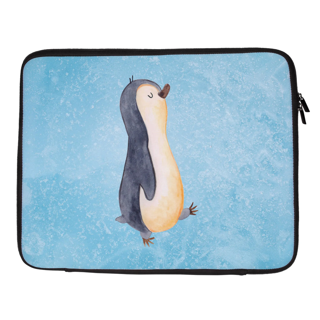 Notebook Tasche Pinguin marschieren Notebook Tasche, Laptop, Computertasche, Tasche, Notebook-Tasche, Notebook-Reisehülle, Notebook Schutz, Pinguin, Pinguine, Frühaufsteher, Langschläfer, Bruder, Schwester, Familie