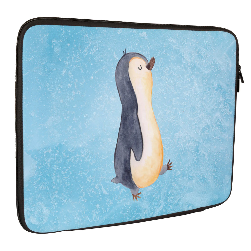 Notebook Tasche Pinguin marschieren Notebook Tasche, Laptop, Computertasche, Tasche, Notebook-Tasche, Notebook-Reisehülle, Notebook Schutz, Pinguin, Pinguine, Frühaufsteher, Langschläfer, Bruder, Schwester, Familie