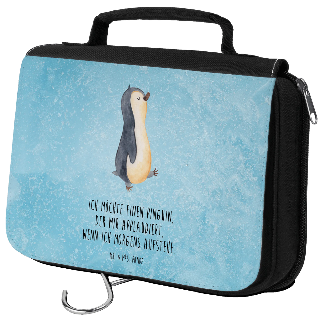 Kulturbeutel Pinguin marschieren Kulturbeutel, Zum Aufhängen, Waschtasche, Kosmetiktasche, Damen, Herren, Aufbewahrungstasche, Schminktasche, Kosmetikbeutel, Organizer, Kulturtasche, Schminkutensil, Pinguin, Pinguine, Frühaufsteher, Langschläfer, Bruder, Schwester, Familie