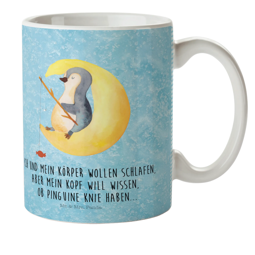 Kindertasse Pinguin Mond Kindertasse, Kinder Tasse, Kunststoff Tasse, Kindergarten Tasse, Trinkbecher, Camping Becher, Kaffeetasse, Kunststoffbecher, Kindergartenbecher, Outdoorgeschirr, Kunststoffgeschirr, Reisebecher, Reisetasse, Kinderbecher, Bruchfeste Tasse, Bruchsichere Tasse, Plastik Tasse, Plastiktasse, Pinguin, Pinguine, Spruch, schlafen, Nachtruhe, Einschlafen, Schlafzimmer, Schlafstörungen, Gästezimmer