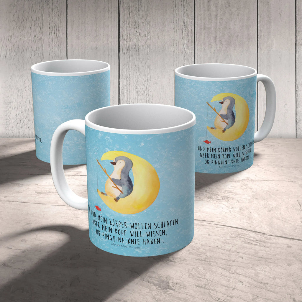 Kindertasse Pinguin Mond Kindertasse, Kinder Tasse, Kunststoff Tasse, Kindergarten Tasse, Trinkbecher, Camping Becher, Kaffeetasse, Kunststoffbecher, Kindergartenbecher, Outdoorgeschirr, Kunststoffgeschirr, Reisebecher, Reisetasse, Kinderbecher, Bruchfeste Tasse, Bruchsichere Tasse, Plastik Tasse, Plastiktasse, Pinguin, Pinguine, Spruch, schlafen, Nachtruhe, Einschlafen, Schlafzimmer, Schlafstörungen, Gästezimmer