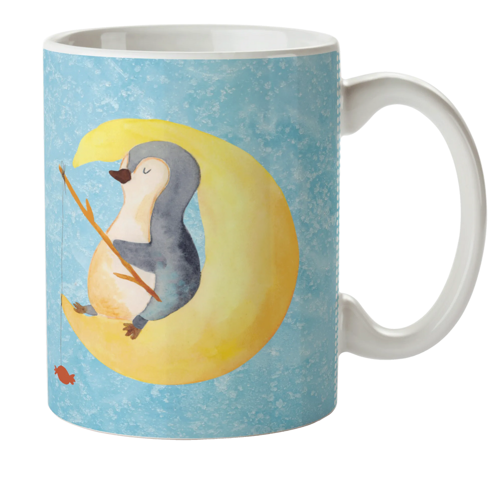 Kindertasse Pinguin Mond Kindertasse, Kinder Tasse, Kunststoff Tasse, Kindergarten Tasse, Trinkbecher, Camping Becher, Kaffeetasse, Kunststoffbecher, Kindergartenbecher, Outdoorgeschirr, Kunststoffgeschirr, Reisebecher, Reisetasse, Kinderbecher, Bruchfeste Tasse, Bruchsichere Tasse, Plastik Tasse, Plastiktasse, Pinguin, Pinguine, Spruch, schlafen, Nachtruhe, Einschlafen, Schlafzimmer, Schlafstörungen, Gästezimmer