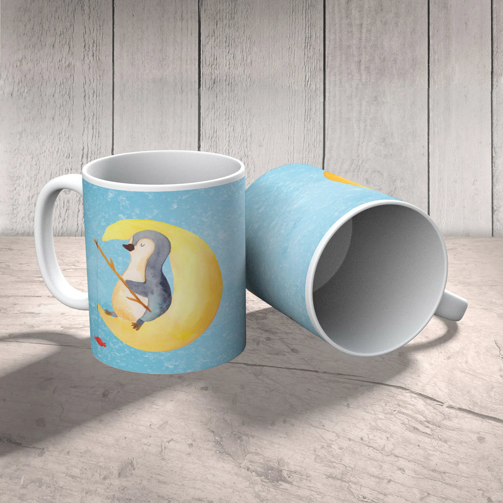 Kindertasse Pinguin Mond Kindertasse, Kinder Tasse, Kunststoff Tasse, Kindergarten Tasse, Trinkbecher, Camping Becher, Kaffeetasse, Kunststoffbecher, Kindergartenbecher, Outdoorgeschirr, Kunststoffgeschirr, Reisebecher, Reisetasse, Kinderbecher, Bruchfeste Tasse, Bruchsichere Tasse, Plastik Tasse, Plastiktasse, Pinguin, Pinguine, Spruch, schlafen, Nachtruhe, Einschlafen, Schlafzimmer, Schlafstörungen, Gästezimmer