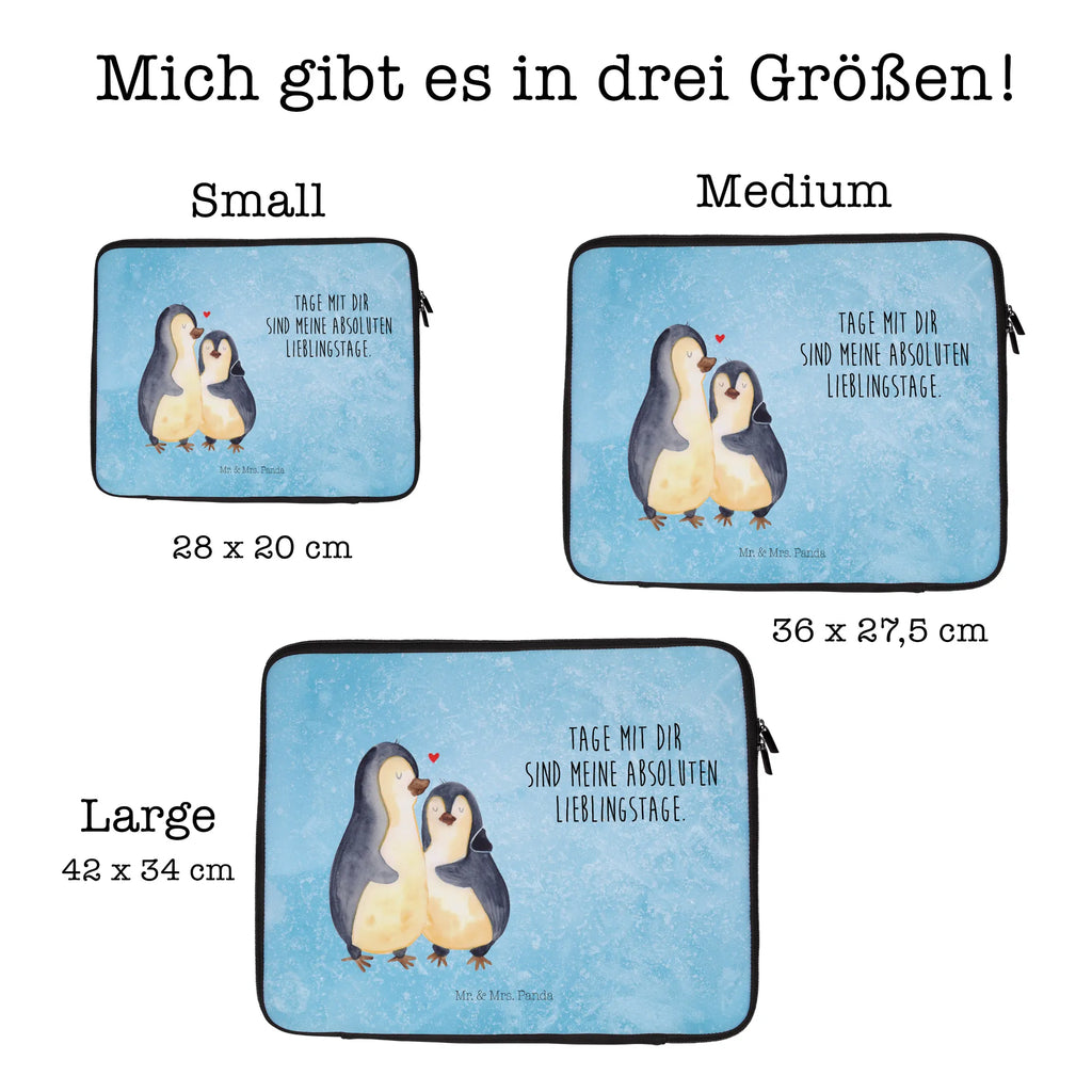 Notebook Tasche Pinguin umarmen Notebook Tasche, Laptop, Computertasche, Tasche, Notebook-Tasche, Notebook-Reisehülle, Notebook Schutz, Pinguin, Liebe, Liebespaar, Liebesbeweis, Liebesgeschenk, Verlobung, Jahrestag, Hochzeitstag, Hochzeit, Hochzeitsgeschenk