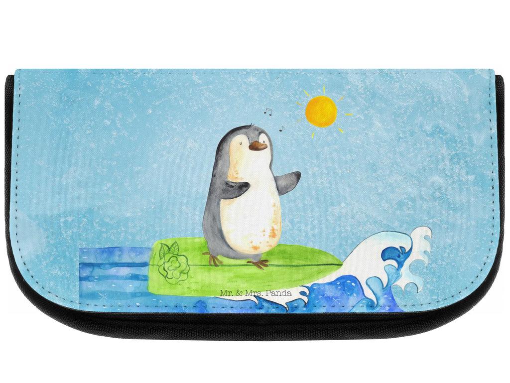 Kosmetiktasche Pinguin Surfer Kosmetikbeutel, Kulturtasche, Kulturbeutel, Schminktasche, Make-Up Tasche, Kosmetiktasche, Beauty Bag, Kosmetiktasche Damen, Make Up Tasche, Kosmetik Tasche, Kosmetiktasche Klein, Kleine Kosmetiktasche, Schminktasche Klein, Kosmetiktasche Mit Fächern, Schminktäschen, Schminke Tasche, Kosmetiktaschen Damen, Beauty Case, Schmink Täschchen, Pinguin, Pinguine, surfen, Surfer, Hawaii, Urlaub, Wellen, Wellen reiten, Portugal