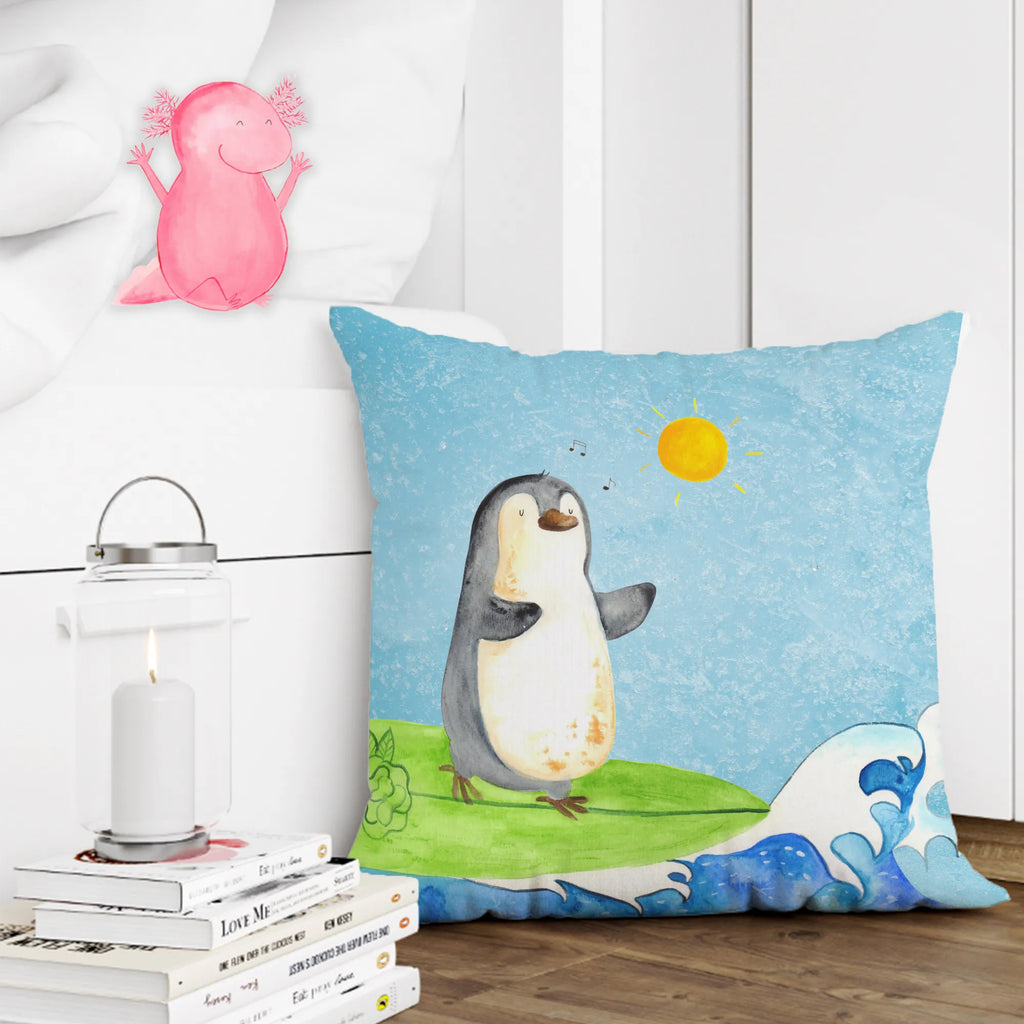 40x40 Kissen Pinguin Surfer Kissenhülle, Kopfkissen, Sofakissen, Dekokissen, Motivkissen, sofakissen, sitzkissen, Kissen, Kissenbezüge, Kissenbezug 40x40, Kissen 40x40, Kissenhülle 40x40, Zierkissen, Couchkissen, Dekokissen Sofa, Sofakissen 40x40, Dekokissen 40x40, Kopfkissen 40x40, Kissen 40x40 Waschbar, Pinguin, Pinguine, surfen, Surfer, Hawaii, Urlaub, Wellen, Wellen reiten, Portugal