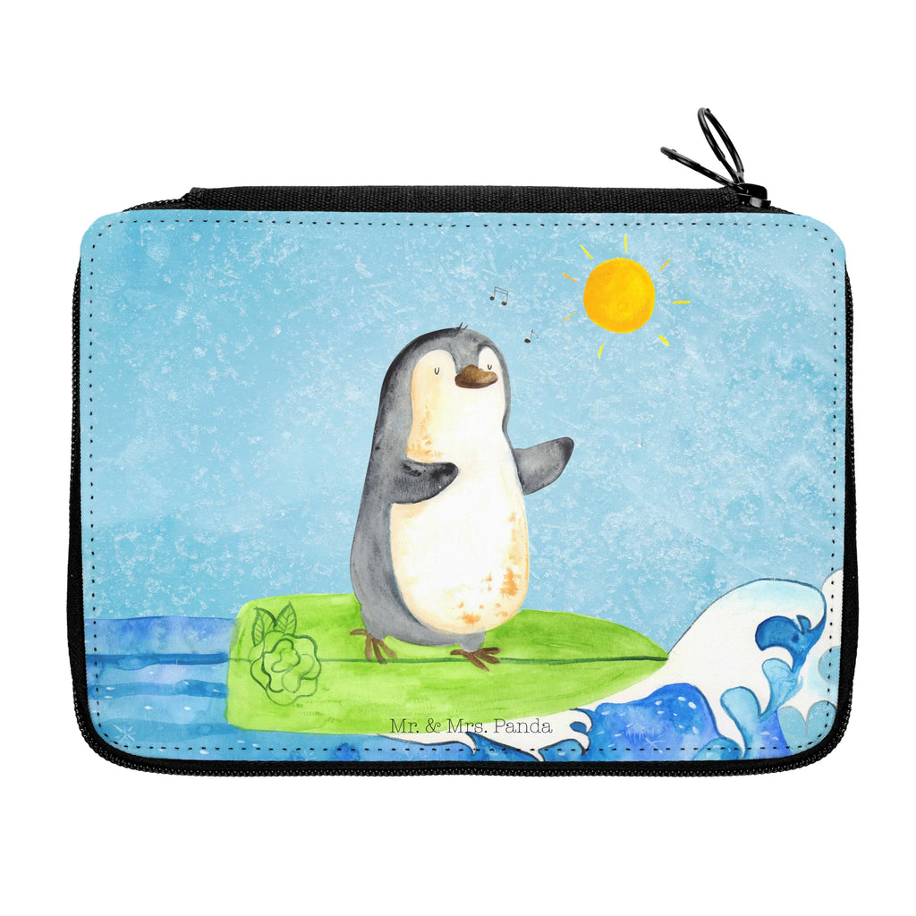 Federmappe Pinguin Surfer Federmappe, Stiftetasche, Stifte Etui, Schule, Einschulung, Geschenk, Kind, Schüler, Schülerin, Stifterolle, Federmäppchen, Motiv, Grundschule, Federmäppchen bedruckt, Büro Stifte Etui, Bestückte Federmappe, Kinder Federmappe, Federmappe Einschulung, Pinguin, Pinguine, surfen, Surfer, Hawaii, Urlaub, Wellen, Wellen reiten, Portugal