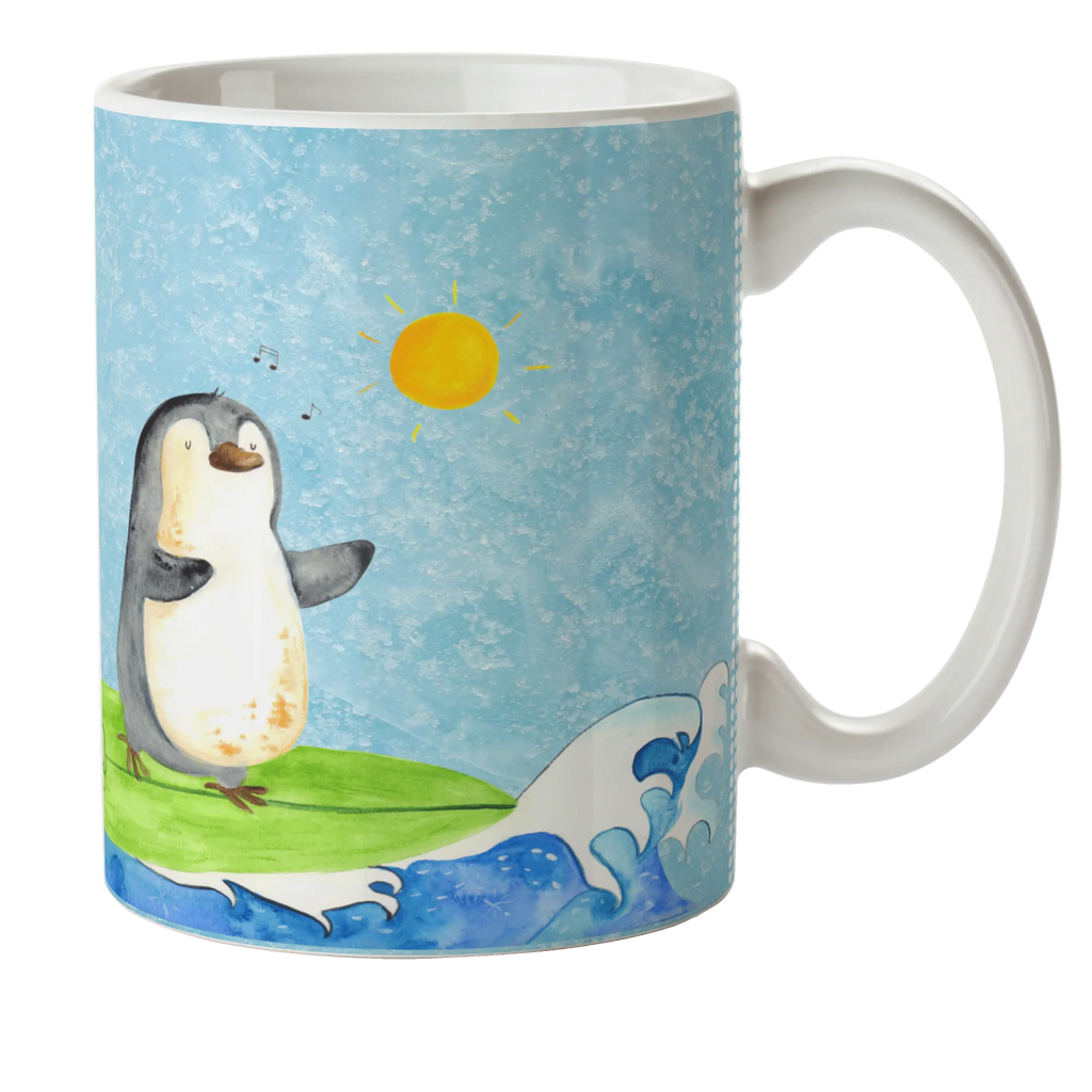 Kindertasse Pinguin Surfer Kindertasse, Kinder Tasse, Kunststoff Tasse, Kindergarten Tasse, Trinkbecher, Camping Becher, Kaffeetasse, Kunststoffbecher, Kindergartenbecher, Outdoorgeschirr, Kunststoffgeschirr, Reisebecher, Reisetasse, Kinderbecher, Bruchfeste Tasse, Bruchsichere Tasse, Plastik Tasse, Plastiktasse, Pinguin, Pinguine, surfen, Surfer, Hawaii, Urlaub, Wellen, Wellen reiten, Portugal