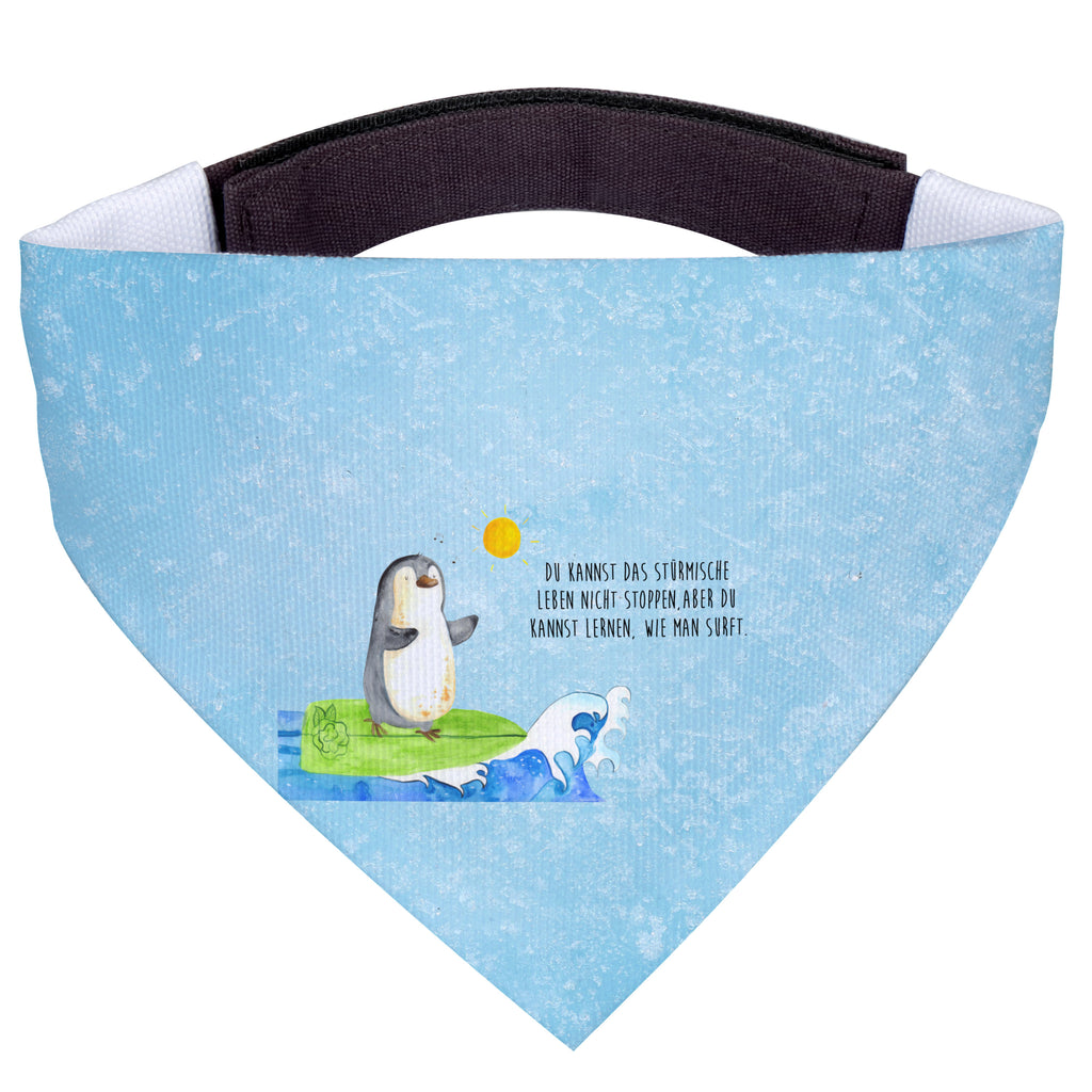 Hundehalstuch Pinguin Surfer Hundehalstuch, Halstuch, Hunde, Tuch, mittel, mittelgroße Hunde, Pinguin, Pinguine, surfen, Surfer, Hawaii, Urlaub, Wellen, Wellen reiten, Portugal