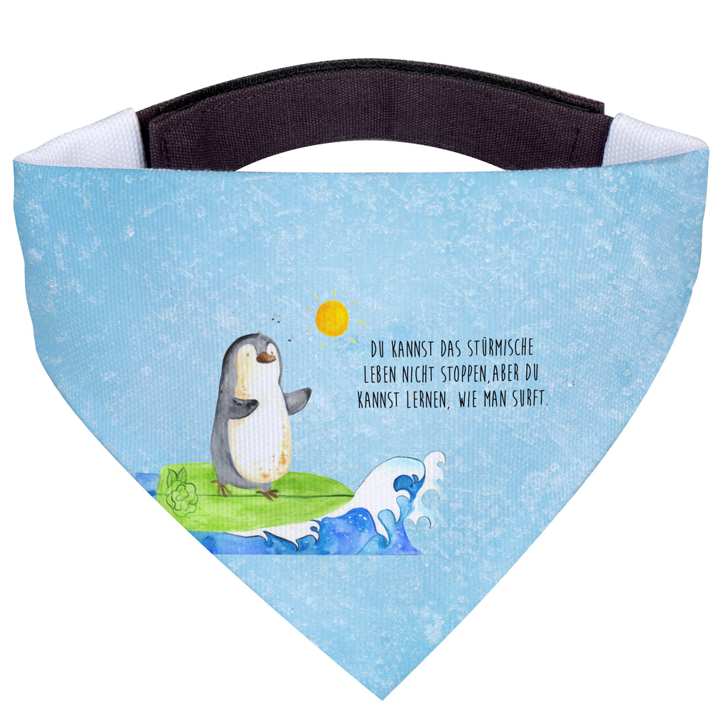 Hundehalstuch Pinguin Surfer Hundehalstuch, Halstuch, Hunde, Tuch, mittel, mittelgroße Hunde, Pinguin, Pinguine, surfen, Surfer, Hawaii, Urlaub, Wellen, Wellen reiten, Portugal