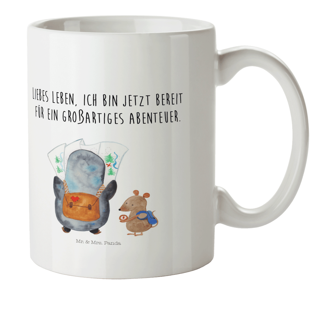 Kindertasse Pinguin & Maus Wanderer Kindertasse, Kinder Tasse, Kunststoff Tasse, Kindergarten Tasse, Trinkbecher, Camping Becher, Kaffeetasse, Kunststoffbecher, Kindergartenbecher, Outdoorgeschirr, Kunststoffgeschirr, Reisebecher, Reisetasse, Kinderbecher, Bruchfeste Tasse, Bruchsichere Tasse, Plastik Tasse, Plastiktasse, Pinguin, Pinguine, Abenteurer, Abenteuer, Roadtrip, Ausflug, Wanderlust, wandern