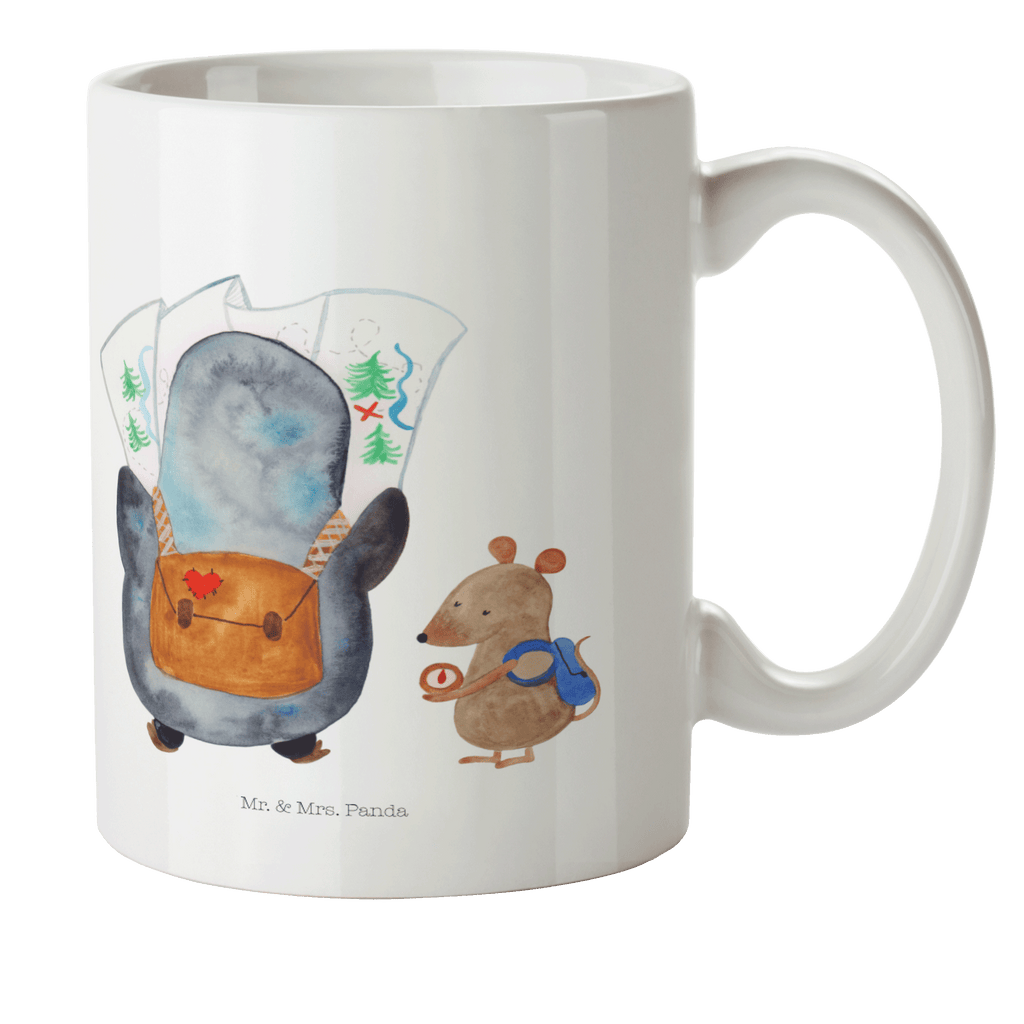 Kindertasse Pinguin & Maus Wanderer Kindertasse, Kinder Tasse, Kunststoff Tasse, Kindergarten Tasse, Trinkbecher, Camping Becher, Kaffeetasse, Kunststoffbecher, Kindergartenbecher, Outdoorgeschirr, Kunststoffgeschirr, Reisebecher, Reisetasse, Kinderbecher, Bruchfeste Tasse, Bruchsichere Tasse, Plastik Tasse, Plastiktasse, Pinguin, Pinguine, Abenteurer, Abenteuer, Roadtrip, Ausflug, Wanderlust, wandern